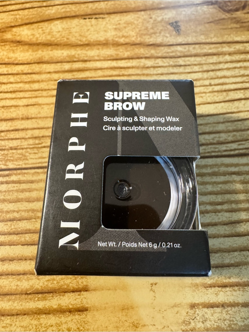Morphe Supreme Brow Sculpting & Shaping Wax - Chocolate Mousse Sofr Black